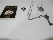 SULLY ERNA GODSMACK BACKSTAGE PASS, GUITAR PICK, NECKALCE & KEYCHAIN (UNUSED)