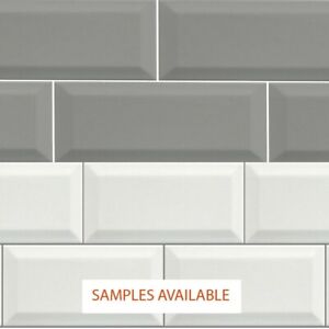 Ceramic Wall Tile Box 44 Tiles, Tender Grey Subway Tile
