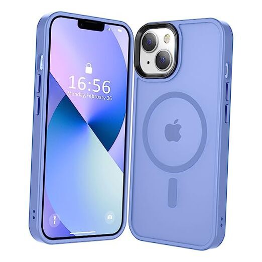 Compatible with iPhone 14/13 Case [Compatible with Magsafe & Military Blue
