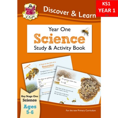 KS1 Year 1 Discover and Learn Science Study and Activity Book Ages 5-6 CGP