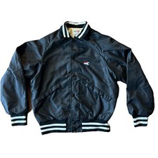 Vintage King Louie PRO FIT Jacket M Satin Snap Black Jacket USA Mens Medium USA