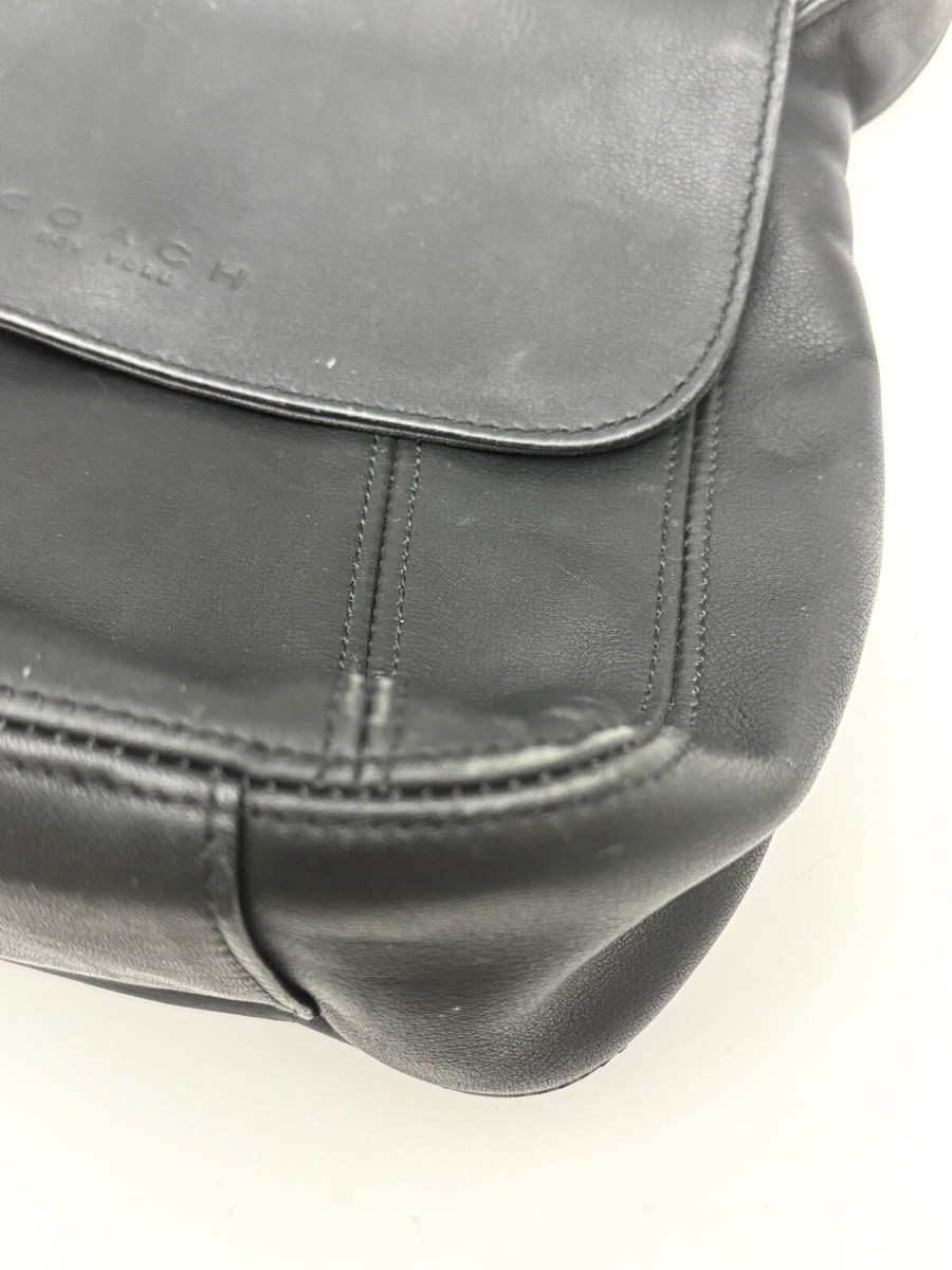 COACH Vintage Lexington Small Flap Crossbody Bag 4185 BLACK