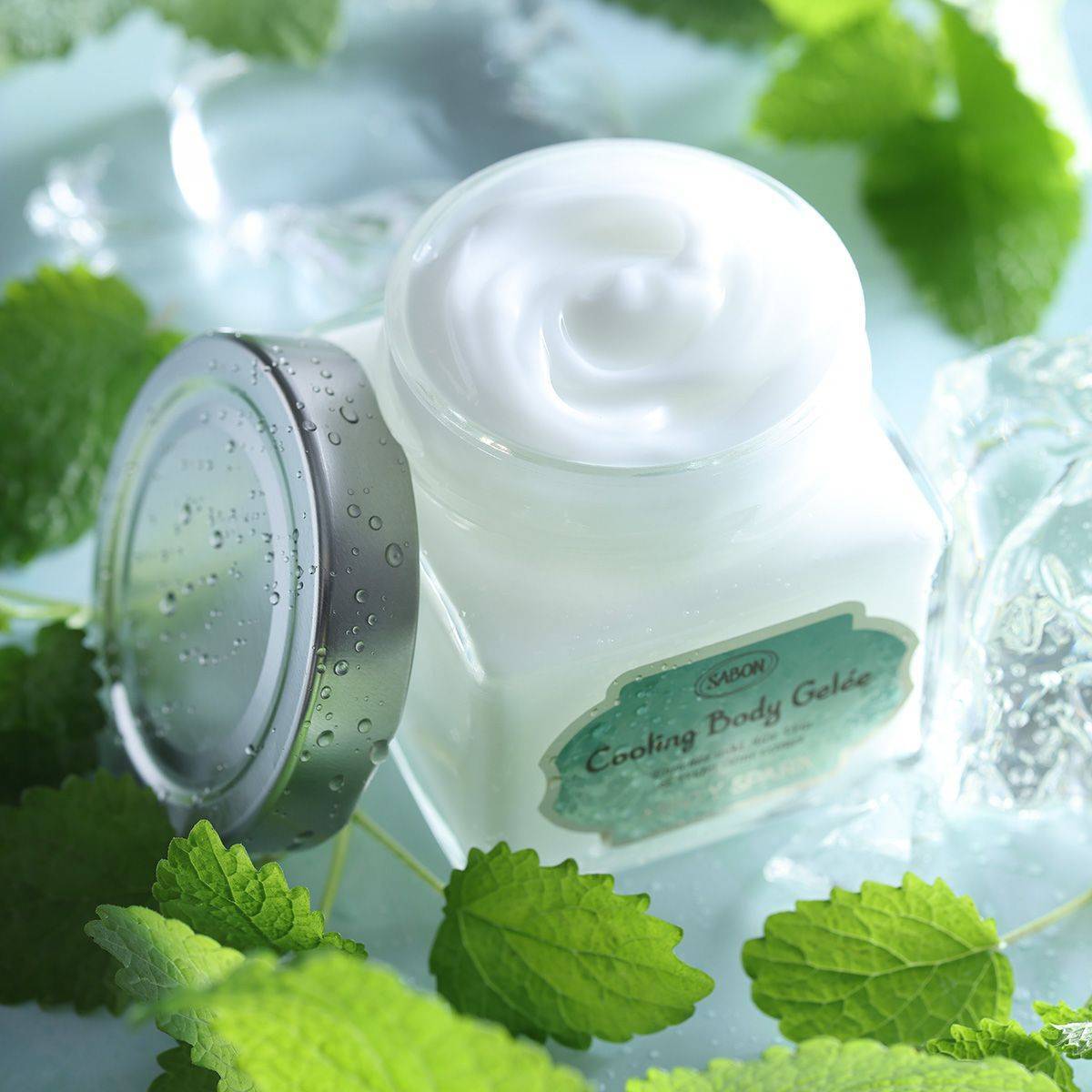 SABON Cooling Body Gelee Minty Spark 200ml Hydrating Cream