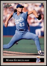 Mark Gubicza #332a 1992 Leaf Black Gold