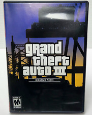 Grand Theft Auto III Double Pack PlayStation PS2 2 GTA 3 Video Game