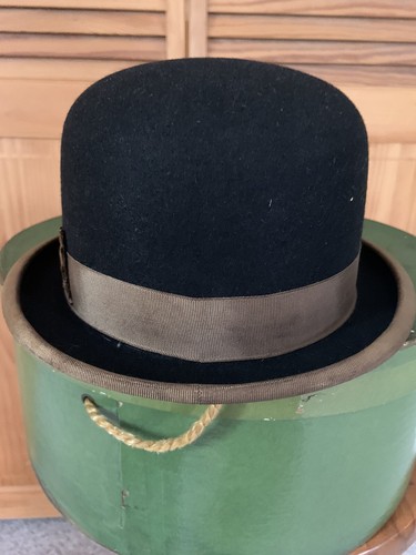 BEVAL SADDLERY MADE IN ENGLAND DERBY HUT 6-3/4 SATTEL SITZ JAGD SEITENSATTEL - Bild 4 von 8