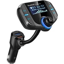 Adaptador de radio transmisor FM Bluetooth inal mbrico para autom vil