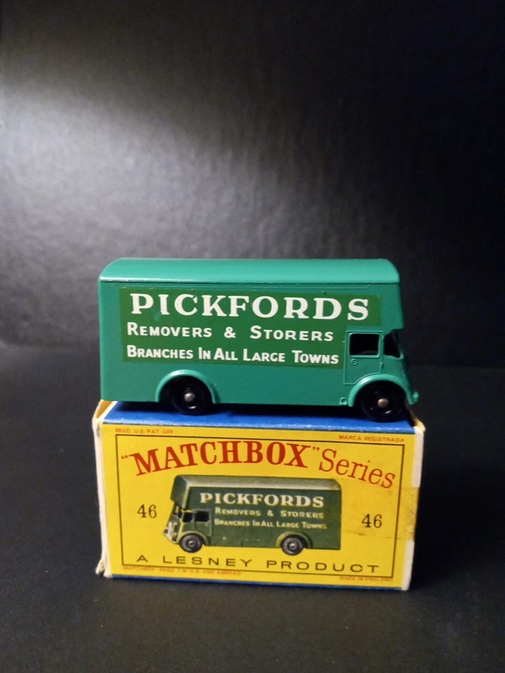 Matchbox #46B Pickfords Removal Van VNM In Solid  Original D  Box - Image 4 of 4
