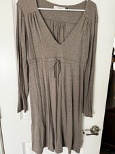 EUC Old navy Brown Long Sleeve Dress Sz Small