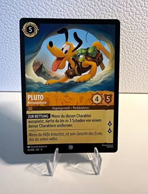 Disney Lorcana TCG Pluto - Rettungshund 16/204 DE