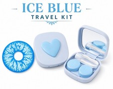Exotic color contact  Lenses with Travel Kit , Mirror Case Lens, Storage Box