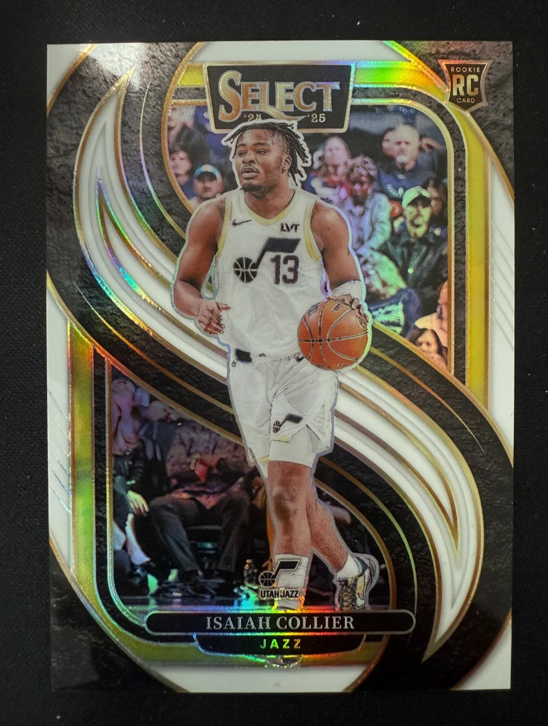Isaiah Collier 2024-25 Panini Select 028/149 White Premier Level RC #178