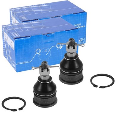 2X SKF TRAGGELENKE VORNE BEIDSEITIG PASSEND FÜR HONDA CIVIC LINKS+RECHTS