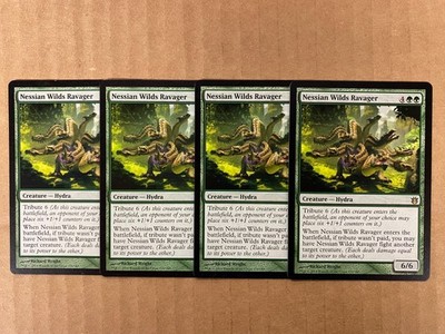 MTG 4x Nessian Wilds Ravager # 129 Born of the Gods Magic the Gathering x4 NM