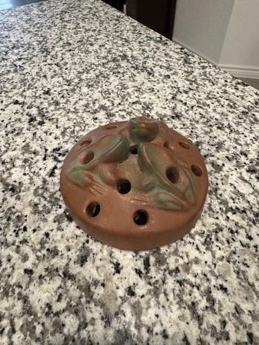 Van Briggle Pottery Flower Frog Mt Crag
