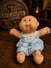 VINTAGE Cabbage Patch Kid Premie Baby GREEN EYES