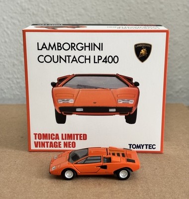 Tomica Limited Vintage Neo Lamborghini Countach LP400 Orange TLV Tomytec 1:64