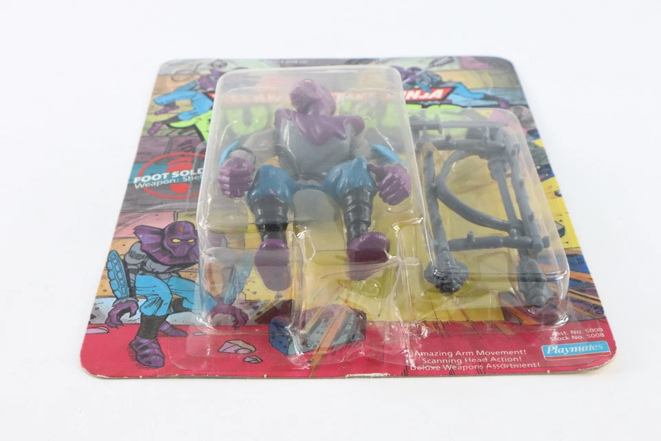 Foot Soldier 10 Back Teenage Mutant Ninja Turtles TMNT 1988 Playmates Nuevo Foto 3 de 4