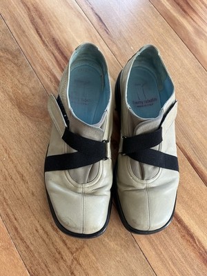 Thierry Rabotin Beige Butter Soft Leather Walking Shoes 38.5 *Read*