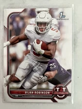 2022 Bowman University Bijan Robinson #33 1st Bowman Falcons, Longhorns