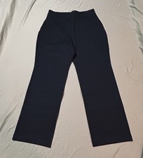 Quince Ultra-Stretch Ponte Straight Leg Pants Womens Medium Petite MP Black