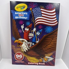 Crayola Crayons 2026 America  s Birthday 250th Coloring Book America 250 96 Page