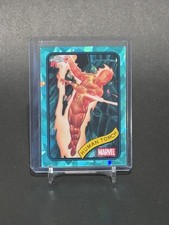 2025 Topps Chrome Sapphire Marvel #40 Human Torch Aqua Sapphire /75