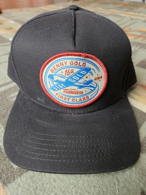 Benny Gold Vintage Aircraft Patch Snapback Cap Skateboard
