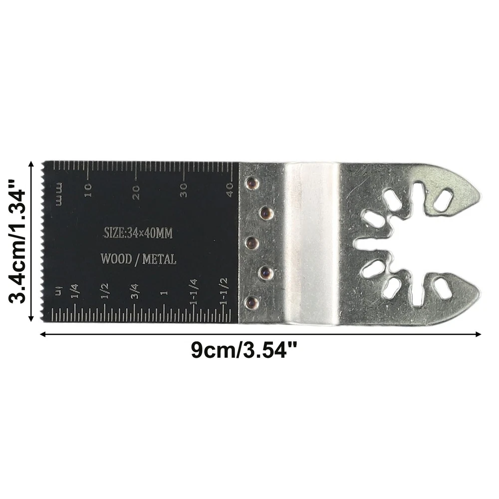 Bi-Metal Oscillating Saw Blade 89x34mm for Metal Wood Garden Cutting