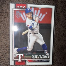 2026 Topps Series 1 #224 Cody Freeman - Texas Rangers RC