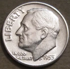 1955-P Roosevelt Dime — photo from another recent sale