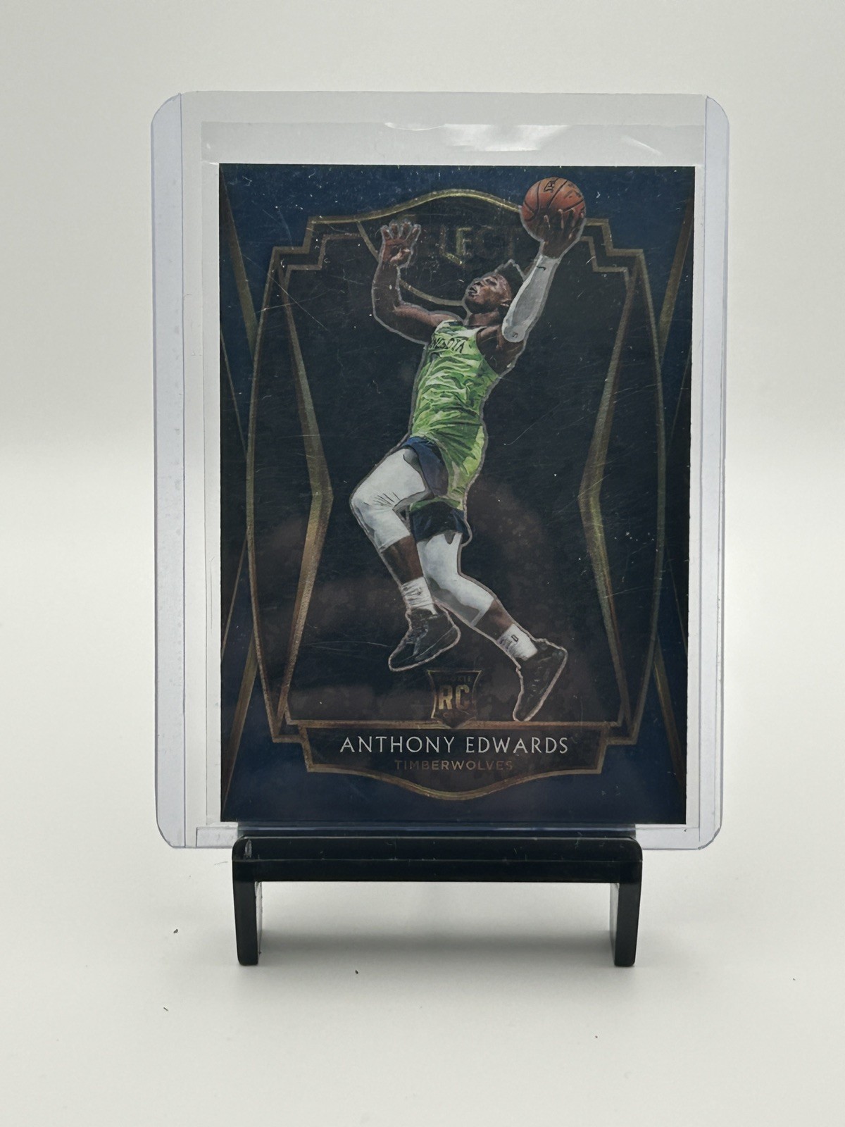 Anthony Edwards 2020 Panini Select #169 Blue Rookie RC Premier Level