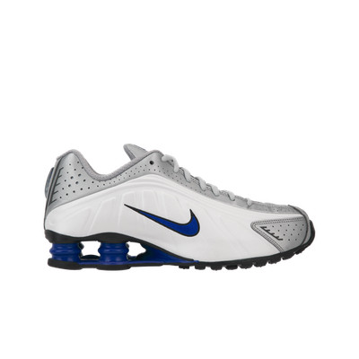 Nike Shox R4 White Racer Blue HQ1988-100 Authentic Men Sneakers