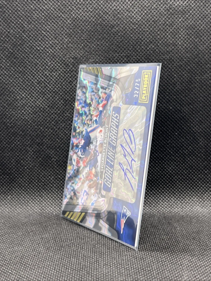 2022 Panini Playbook LeGarrette Blount Goal Line Graphs Auto Autograph #32/75 - Image 4 of 4