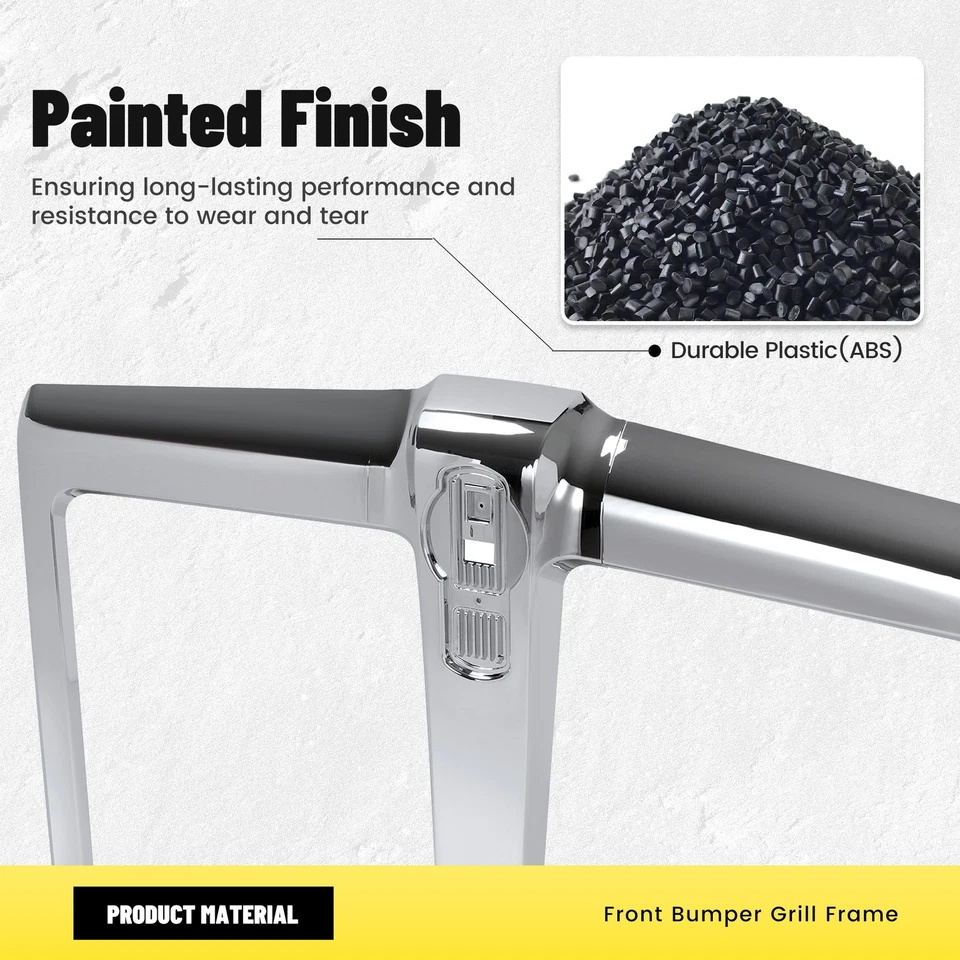 Marco envolvente de rejilla cromada para Kenworth T880 2011-2025 nuevo Foto 4 de 4