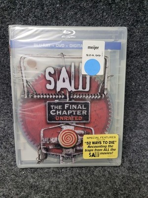 Saw The Final Chapter Blu-ray DVD Digital Copy Unrated Lionsgate Horror Movie
