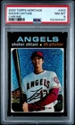 SHOHEI OHTANI 2020 Topps Heritage #433 Chrome Refractor 313/999 PSA 8 NM-MT