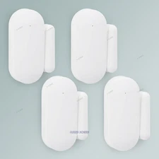 HOMSECUR 4Pcs 433MHz Wireless Door Sensors For 4G WIFI Home Alarm System