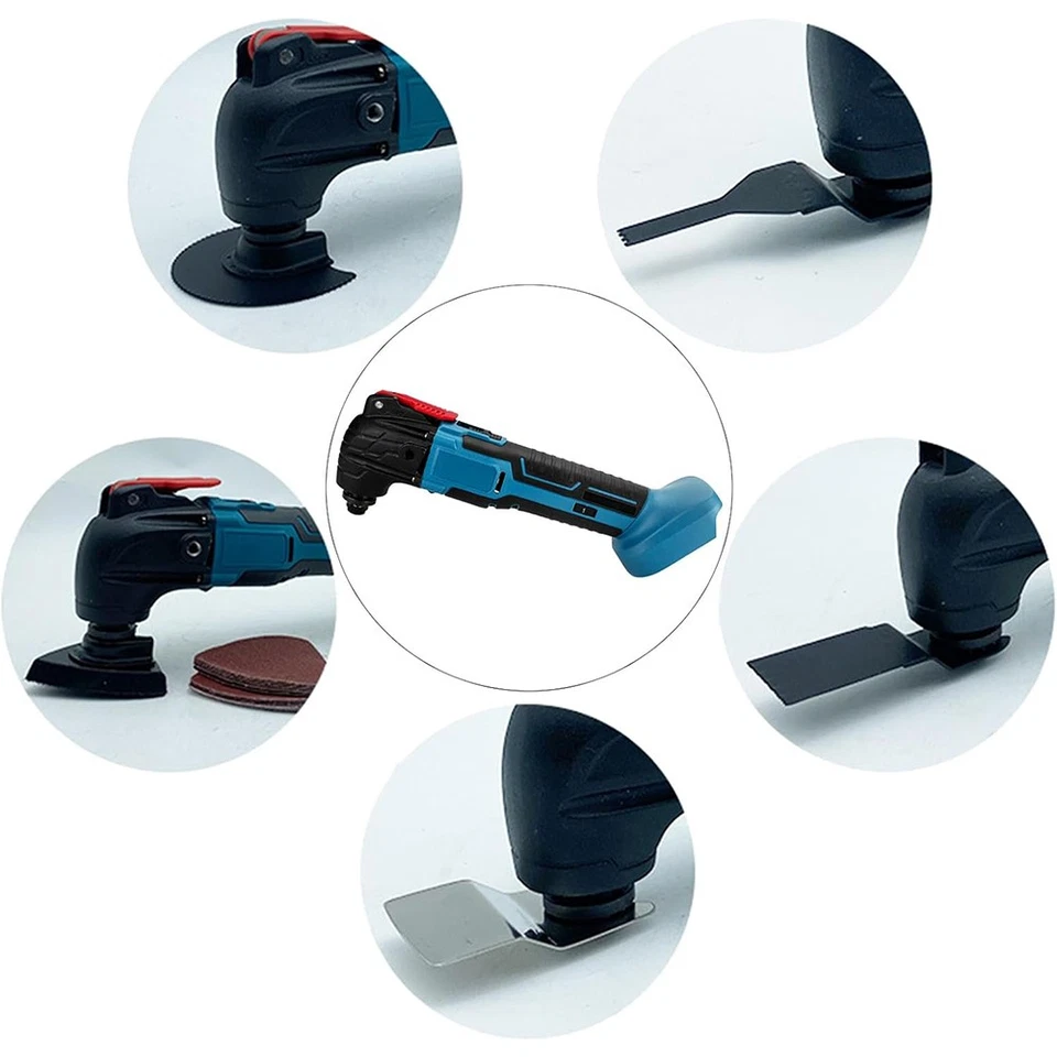 6 Speeds Oscillating Multi Tool Cordless Sander Scraper Saw With 2 Batteries 21V - Image 3 of 4