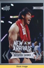 2024 Upper Deck AEW New Arrivals (Mar 16 2024) Katsuyori Shibata #6 READ 0o3p
