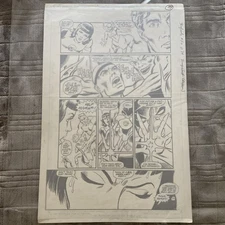 Infinity Annual Issue #50 Surprint Page #39 Original Drawing Bleed Page 1988