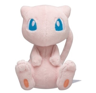 Pokemon Center Original Mew Plush Pokémon fit Sitting Cutie 12cm