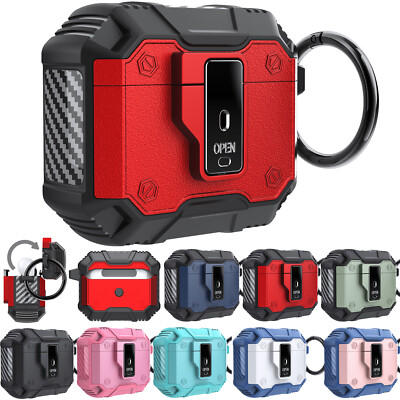 For Apple AirPods 4th Gen 2024/Pro Case Hybrid Silicone Shockproof Armor Cover