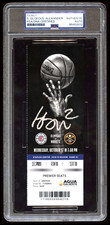 Shai Gilgeous-Alexander Signed Autographed Rookie NBA DEBUT Ticket 10/17/18 PSA