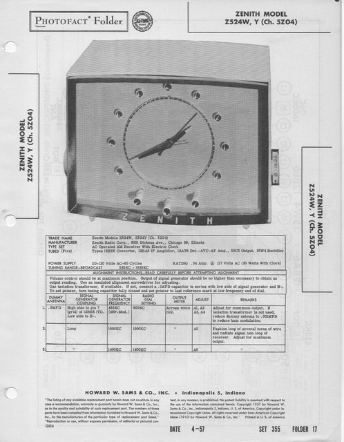 zenith zp506bb manual