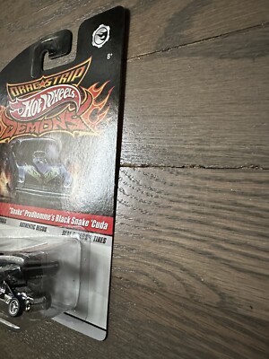 2008 Hot Wheels Drag Strip Demons “SNAKE”Prudhomne's Black Snake