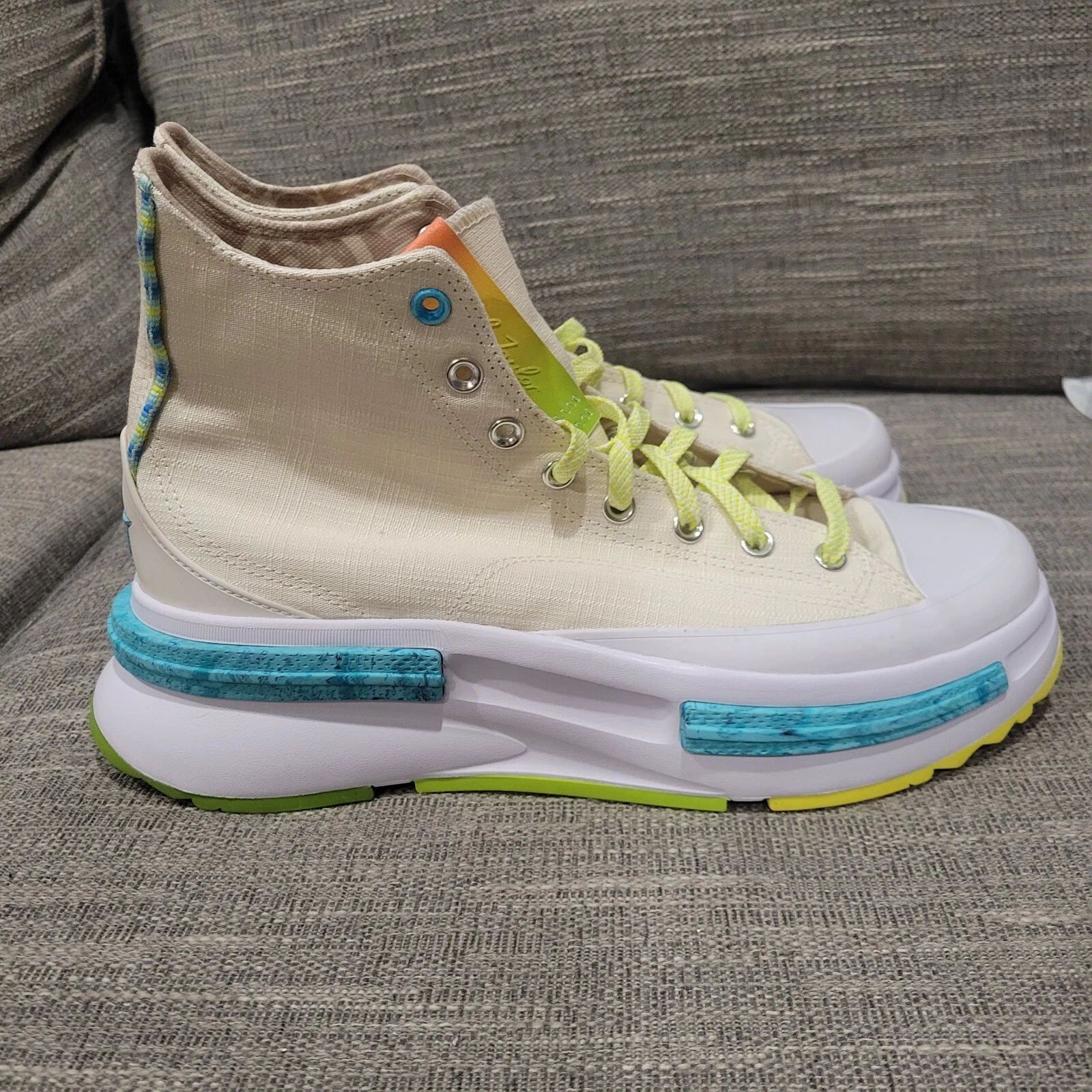 Converse Run Star Legacy Capsula Uomo Alta Mi Gente Naturale Taglia 11.5 A03694C