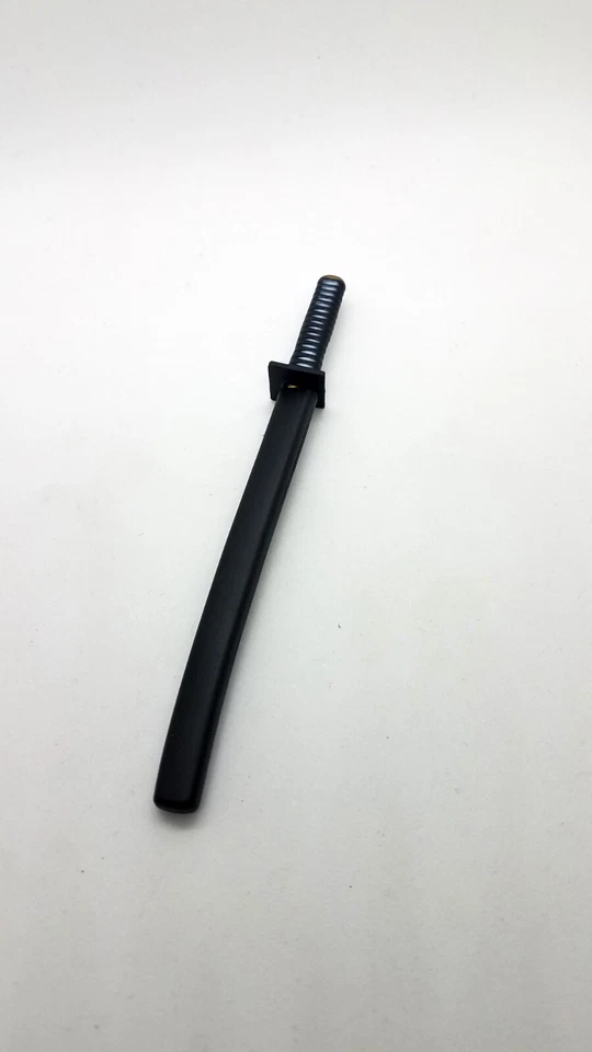 Espada corta Ninja Tanto escala 1/6 espada completa de metal para figuras de acción de 12 pulgadas Foto 3 de 4