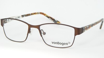 VON BOGEN VB 654 C02 BROWN UNIQUE EYEGLASSES GLASSES vonBogen 47-15-130 Germany