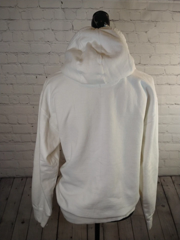 EUC women's HIPPIE TREE / SURF & STONE CO white pullover hoodie - size MED - Image 4 of 4